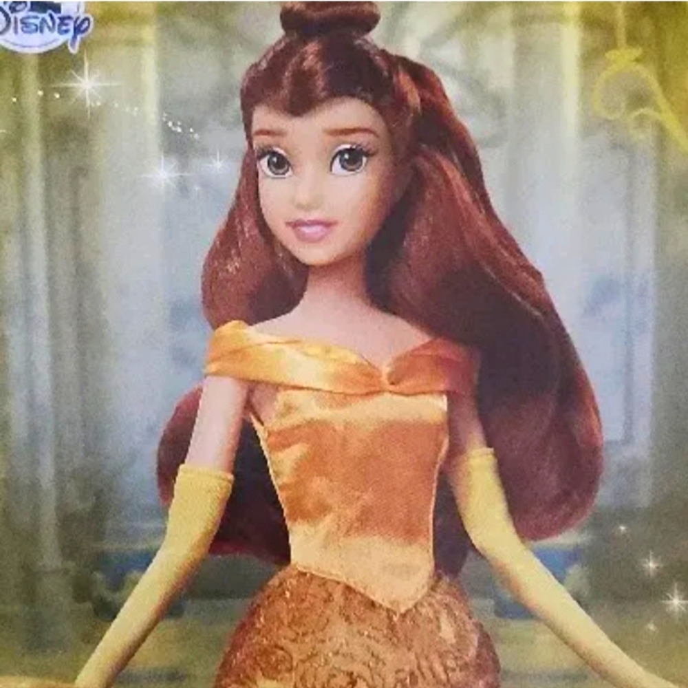 Disney Princess Belle classic barbie doll sealed , comes with brush. New
